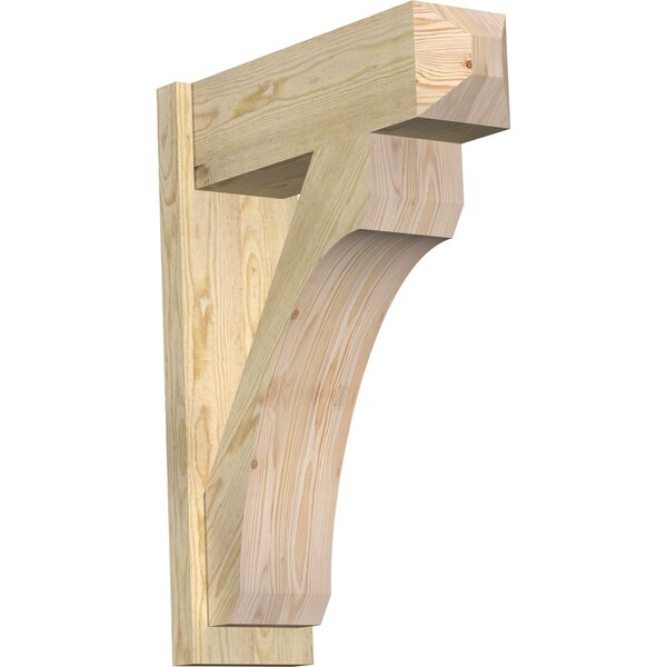 Ekena Millwork Legacy Craftsman Rough Sawn Outlooker, Douglas Fir, 8"W x 24"D x 32"H OUT08X24X32LEC04RDF - main